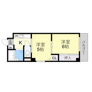 2K 間取り図