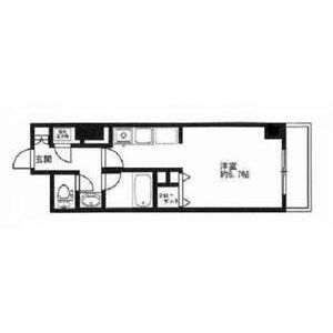 ワンルーム 間取り図