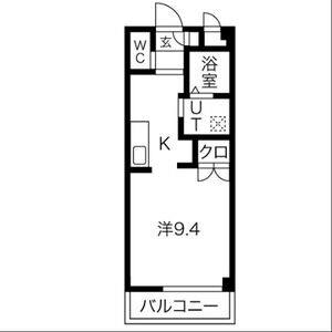 ワンルーム 間取り図