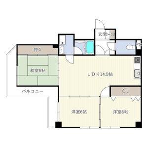 3LDK 間取り図