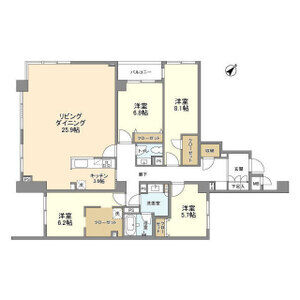 4LDK 間取り図