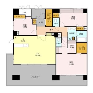 3LDK 間取り図