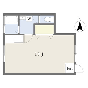 ワンルーム 間取り図