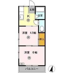 2K 間取り図