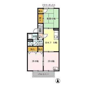 3DK 間取り図
