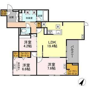 3LDK 間取り図