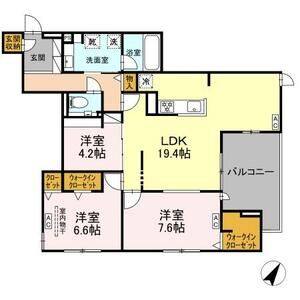 3LDK 間取り図