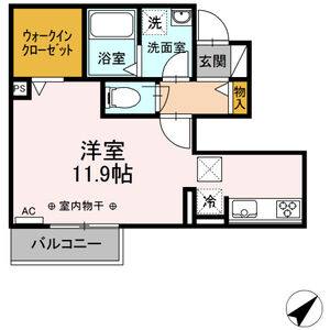 ワンルーム 間取り図
