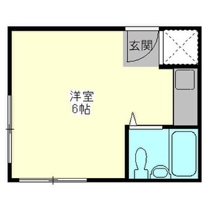 ワンルーム 間取り図