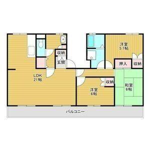 3LDK 間取り図