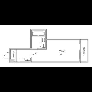ワンルーム 間取り図