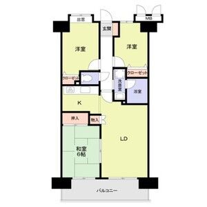 3LDK 間取り図