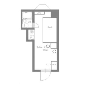 ワンルーム 間取り図