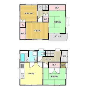 4DK 間取り図