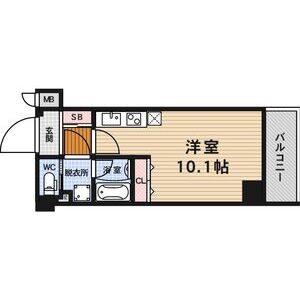 ワンルーム 間取り図