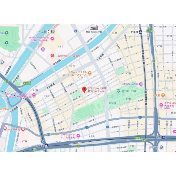ララプレイス京町堀プロムナード 室内写真2