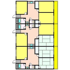 3DK 間取り図