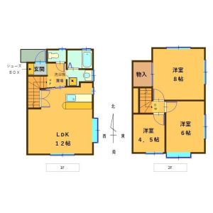 3LDK 間取り図