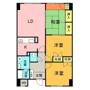 3LDK 間取り図