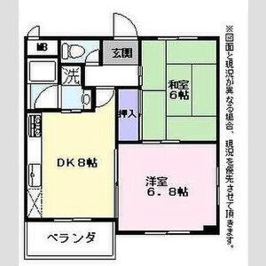 2DK 間取り図