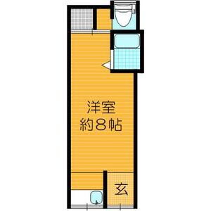 ワンルーム 間取り図