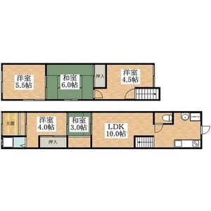5LDK 間取り図