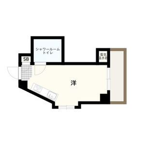 ワンルーム 間取り図