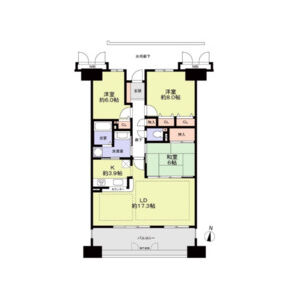 3LDK 間取り図