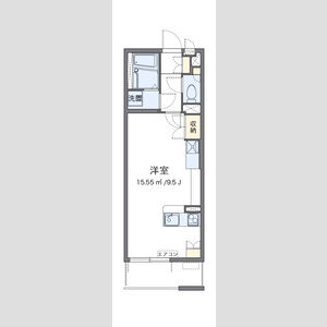 ワンルーム 間取り図