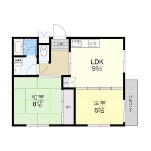 2DK 間取り図