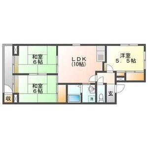 3LDK 間取り図