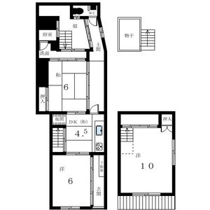 3DK 間取り図