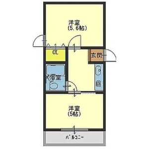 2K 間取り図