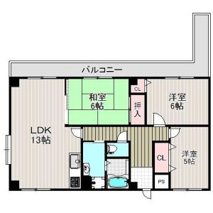 3LDK 間取り図
