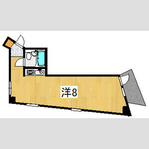 ワンルーム 間取り図