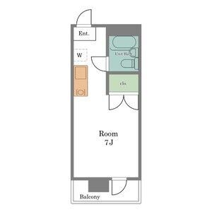 ワンルーム 間取り図