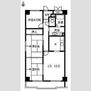 3LDK 間取り図
