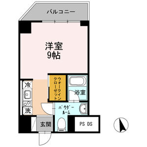 ワンルーム 間取り図