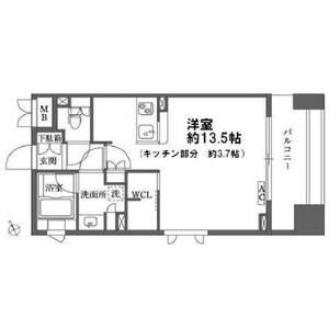 ワンルーム 間取り図
