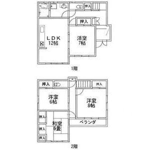 4LDK 間取り図