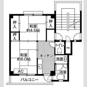 2K 間取り図
