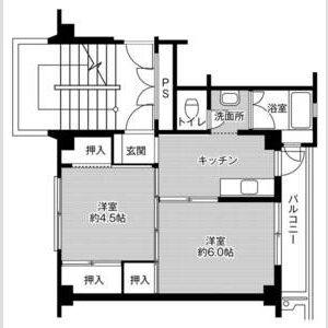 2K 間取り図