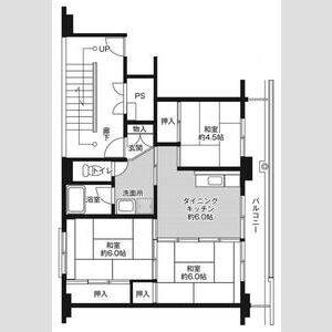 3DK 間取り図