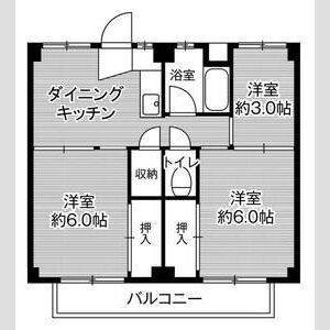 4K 間取り図