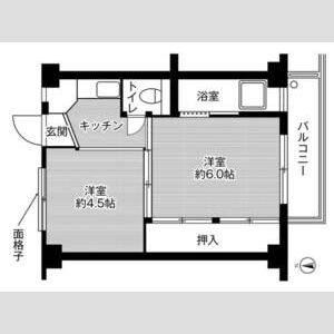 2K 間取り図