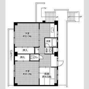 3DK 間取り図
