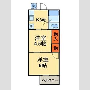 2K 間取り図