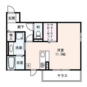 ワンルーム 間取り図