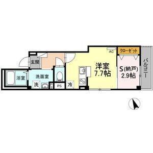 ワンルーム 間取り図