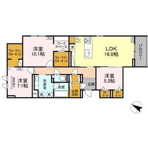 3LDK 間取り図